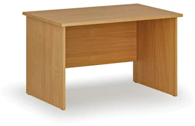 Kancelársky písací stôl rovný PRIMO WOOD, 1200 x 800 mm, buk