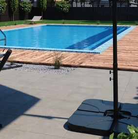 Štvordielny stojan na slnečník 50 x 50 x 7,5 cm