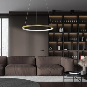 Závesné LED svietidlo Hoop, 1x LED 27w, 4000k, g