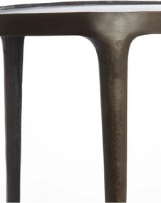 Kovové okrúhle odkladacie stolíky v súprave 2 ks 33x70 cm Arica – Light &amp; Living