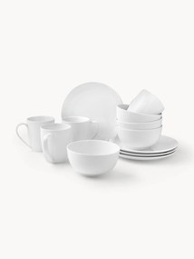 Porcelánová raňajková súprava Delight Classic, 4 osoby (12 dielov)