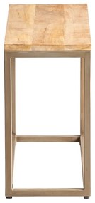 furniture-nabytek.cz - Masívna lavica Pune z mangového dreva, lakovaná, hnedá
