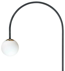 Zuma Line 1224 - Stojacia lampa BOW 1xE14/10W/230V čierna