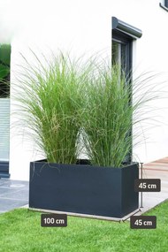 Hrantík MAXI, sklolaminát, šírka 100 cm, antracit