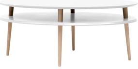 Biely konferenčný stolík Ragaba OVO