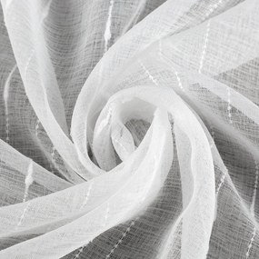 ZÁCLONA NA KRÚŽKOCH BECKY 140X250 CM BIELA