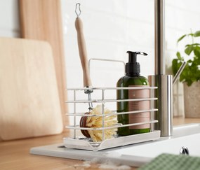 Kovový stojan na potreby na umývanie riadu