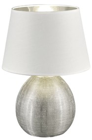 LUXOR M | luxusná nočná lampa Farba: Biela;Strieborná