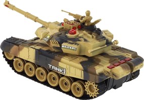 LEAN Toys Diaľkovo ovládaný vojnový tank RC infračervený bojový tank Set