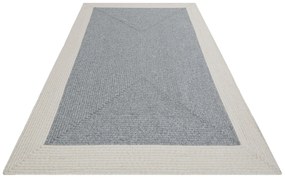 NORTHRUGS - Hanse Home koberce Kusový koberec Braided 105555 Grey Creme – na von aj na doma - 80x200 cm