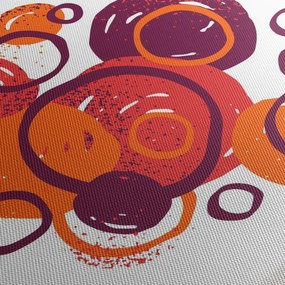 Obraz farebných kruhov (150x105 cm)