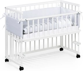 Dětská postýlka Klups Piccolo Due 90x45 bílá