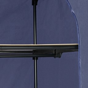 Wenko Skladací textilný šatník s policou Business,160 x 50 x 75 cm
