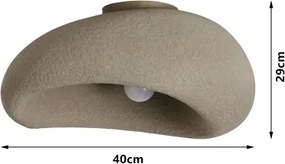 BRILAGI - Stropné svietidlo WABI SABI 1xE27/60W/230V priemer 40 cm béžové