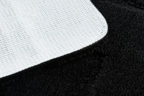 Kúpeľňový koberček SUPREME LINES línie, čierny