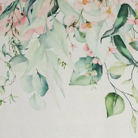 ZÁVES NA KRÚŽKOCH ALORA 135X250 CM LISTY