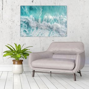 Obraz - Pohľad na vlny oceánu (90x60 cm)
