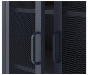 Tmavomodrá skrinka 80x170 cm Diora – Marckeric