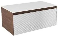 Kúpeľňová skrinka s krycou doskou Naturel Monza 79x30x45 cm orech mat MONZA80WND, 1 ks