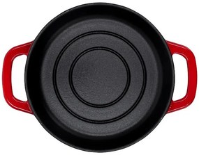 Silvercrest®  Liatinový hrniec/forma na chlieb Premium (okrúhly, červená)  (100393138)