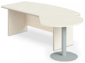 Stôl Manager LUX, pravý, 255 x 155 cm