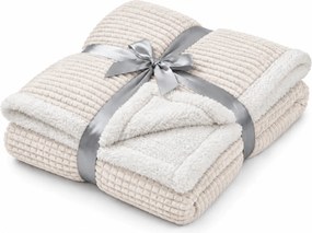 Baránková deka BRICKY, krémová Rozmer: 150 x 200 cm
