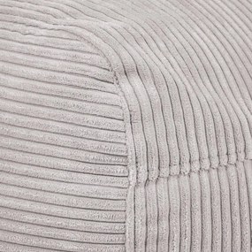 Tmavosivý menčestrový sedací vak Plus 100 Lounge – SLOWDOWN