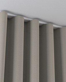 Zaves s riasením WAVE farba produktu béžová látka zapletaná, zatemňovacia