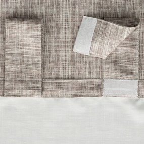 ZÁHRADNÝ VODEODOLNÝ ZÁVES NA PÚTKACH GARDEN 155X240 CM HNEDÁ