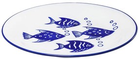 Aquarium II tanier modrý/biely