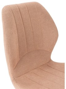 Jedálenská stolička v lososovej farbe v súprave 4 ks Milu – Marckeric