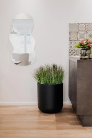 Kvetináč CHICO, sklolaminát, priemer 45 cm, antracit