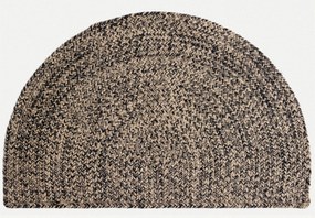 Diamond Carpets India, Ručne viazaná rohožka Eclipse J 53 Natural, 50x80, béžová, chodba / predsieň