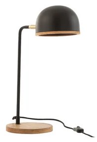 Stolové lampy	 J-line  LAMPE DE BUR EVY MET/BS NO/NA (23x18x48cm)