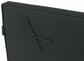 Divero Florentine 50389 Záhradné drevené lehátko + polstrovanie - antracit