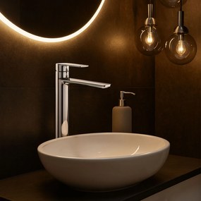 Rea Storm, vysoká umývadlová batéria h-295, chrómová, REA-B6203