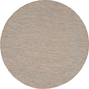 Ayyildiz, Kusový koberec Relax 4311 Beige kruh, 200x200 (priemer) kruh, béžová, chodba / predsieň