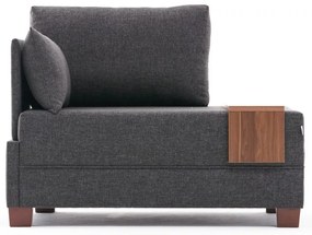 Křeslo Fly levé antracitové