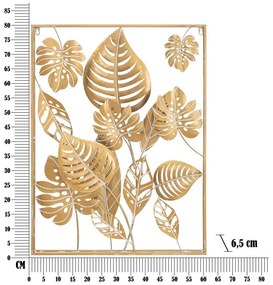 Kovová nástenná dekorácia 60x80 cm Jungle - Mauro Ferretti