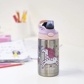 Contigo Detská termo fľaša Easy Clean 380 ml Strawberry Unicorn