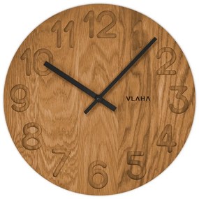 Drevené hodiny OAK Vlaha VCT1125, 34cm