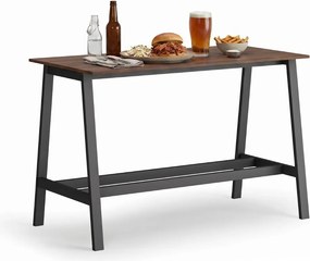 Vysoký barový stôl, 1600 x 800 mm, orech