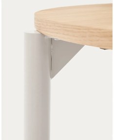 Rozkladací jedálenský stôl s doskou v dubovom dekore v prírodnej farbe 90x120 cm Montuiri – Kave Home