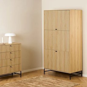 Šatníková skriňa Albany 99 cm dub prírodný