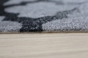 Berfin Dywany, Protišmykový behúň na mieru Zel 1017 Silver (Grey), šíre 120 cm, šedá, chodba / predsieň