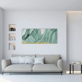 Obraz - Smaragdové hory N⁰1 (120x50 cm)