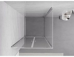 Mexen Exo, sprchovací kút s krídlovými dverami 90 x 90 cm, 6mm číre sklo, chrómový profil, 8182-090-090-01-00