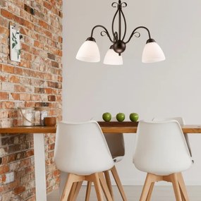 Luster na reťazi ADELLE 3xE27/60W/230V