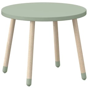 Flexa Detský stôl Dots, natural green