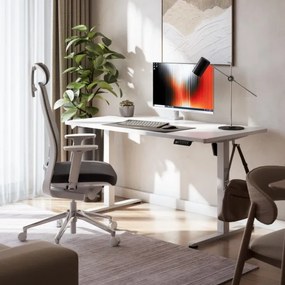 Elektrický výškovo nastaviteľný stôl Mark Adler Leader 7.3 biely